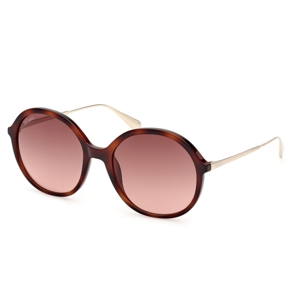 MAX&Co Sunglasses M00109 52F - DARK HAVANA / SHINY PALE GOLD . Size: 56:19:140MM - Picture 1 of 12
